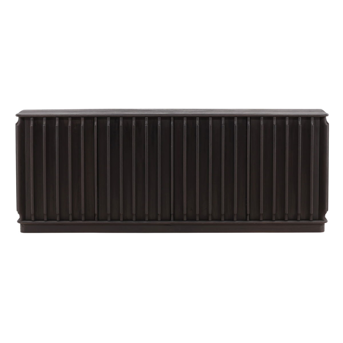 Urias Sideboard Dark Brown, Sideboards & Buffet by Dovetail, 78.74" width x 30.07" height x 17.71" depth View 2