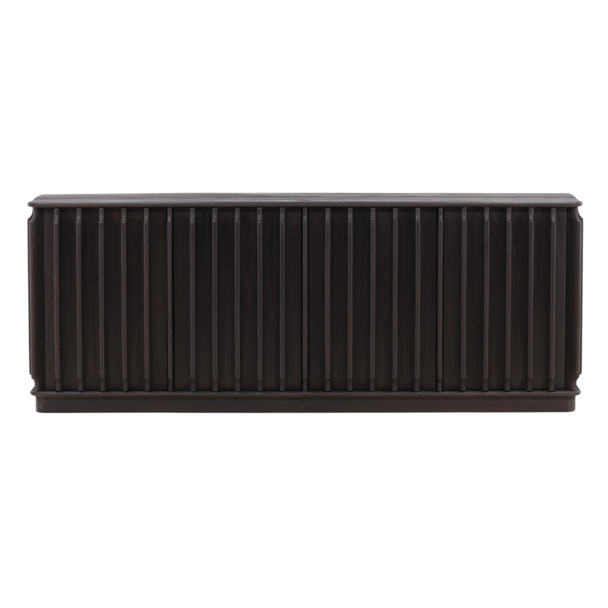 Urias Sideboard Dark Brown, Sideboards & Buffet by Dovetail, 78.74" width x 30.07" height x 17.71" depth View 2