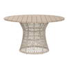 Knit Outdoor 54' Round Dining Table, by Essentials for Living, 54" width x 30.5" height x 54" depth thumbnail 1