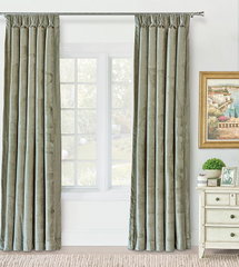 Online Designer Combined Living/Dining LOURDE VELVET CURTAIN PANEL