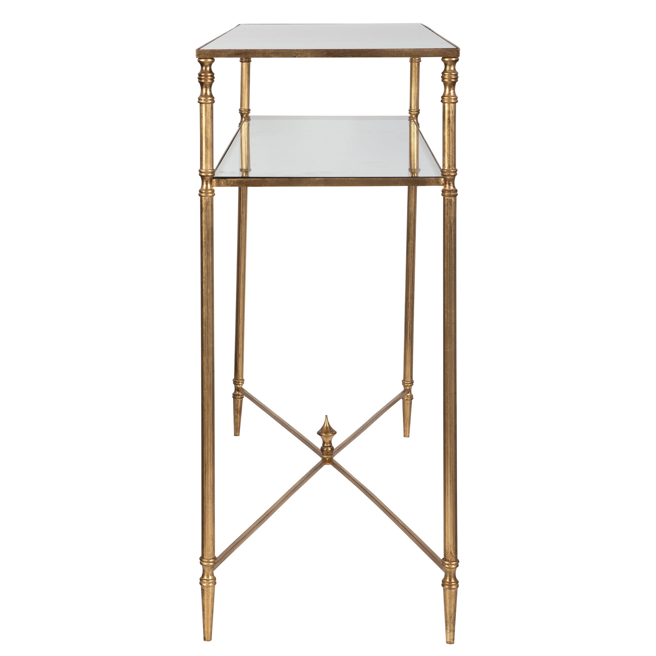 Henzler Mirrored Glass Console Table large image 