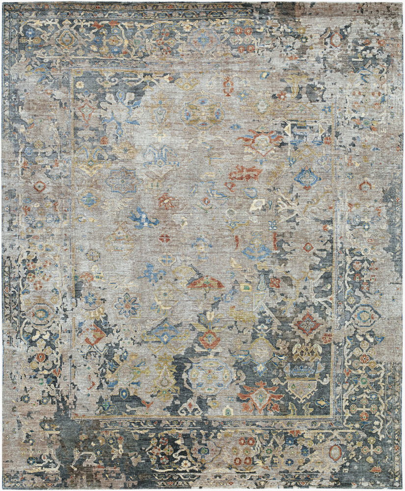 Ghordes Handmade Rug, by Surya, 1'6" length x 1'6" width