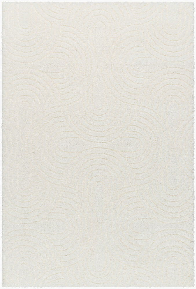 Nomadic Machine Woven Rug, by Surya, 1'3.75" length x 1'3.75" width