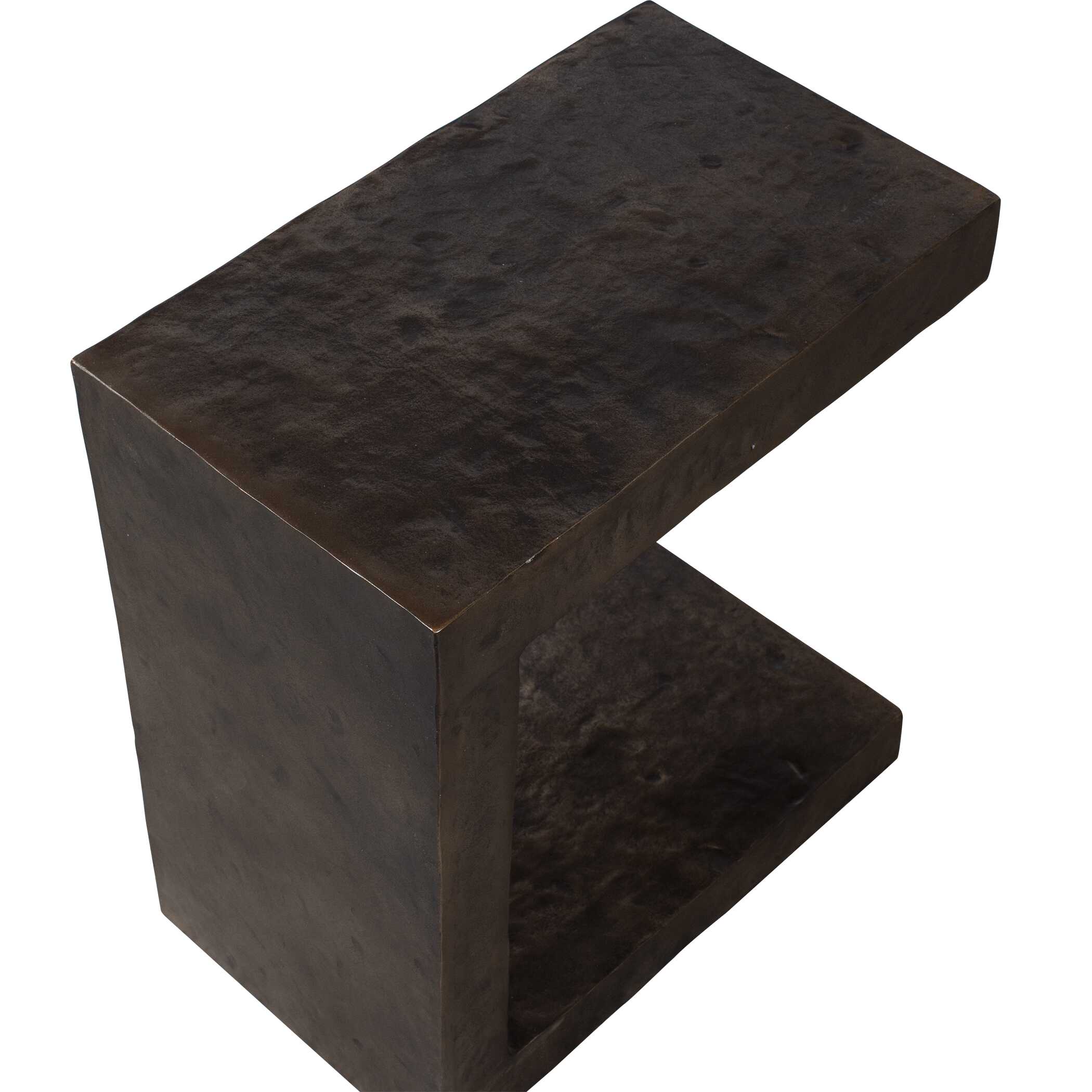 Obra Bronze Outdoor Side Table large image 