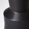 Laforge Black Ceramic Vase, by Mercana, 5.51" length x 5.51" width x 9.45" height thumbnail 7
