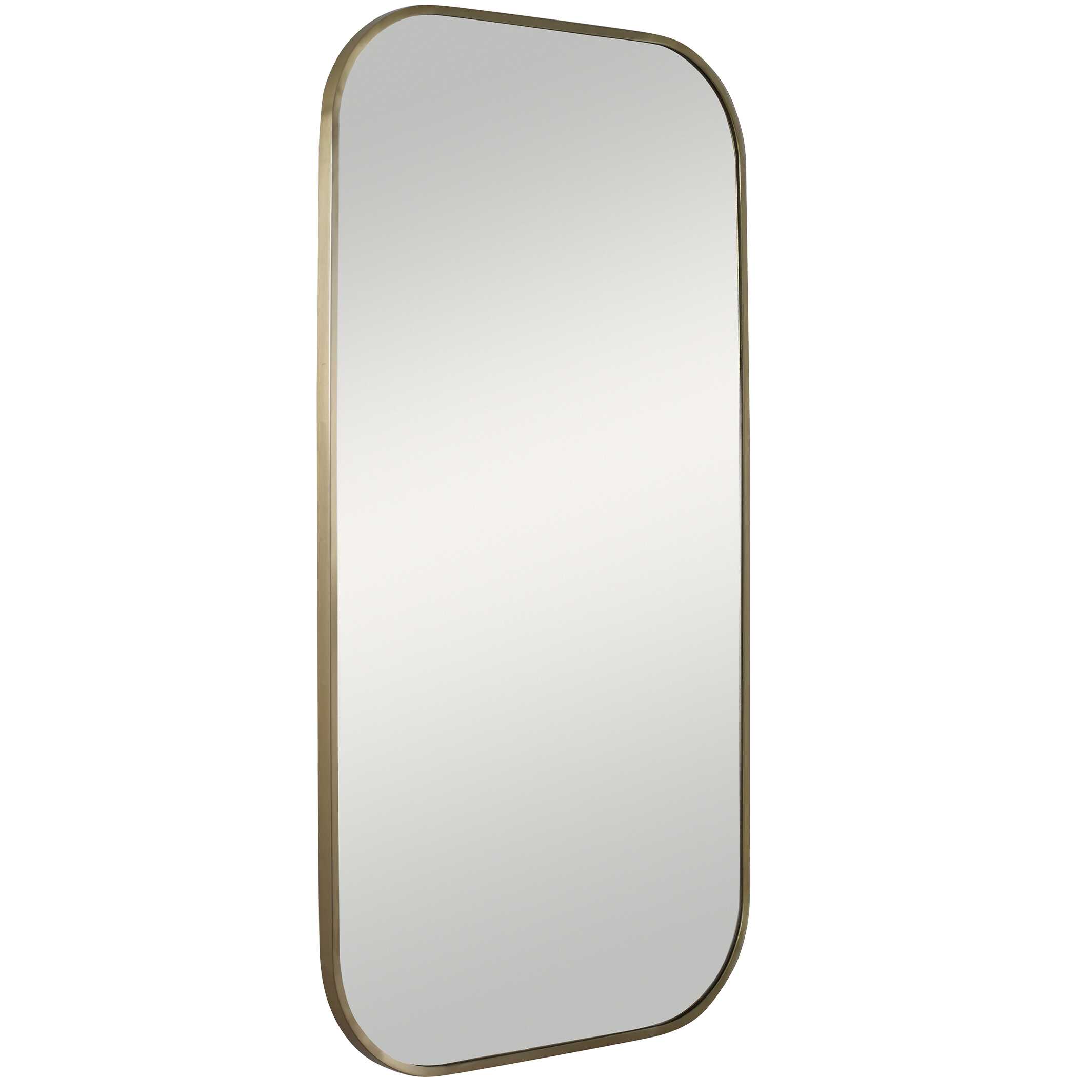 Taft Plated Brass Mirror, by Uttermost, 21" width x 41" height x 0.75" depth View 6
