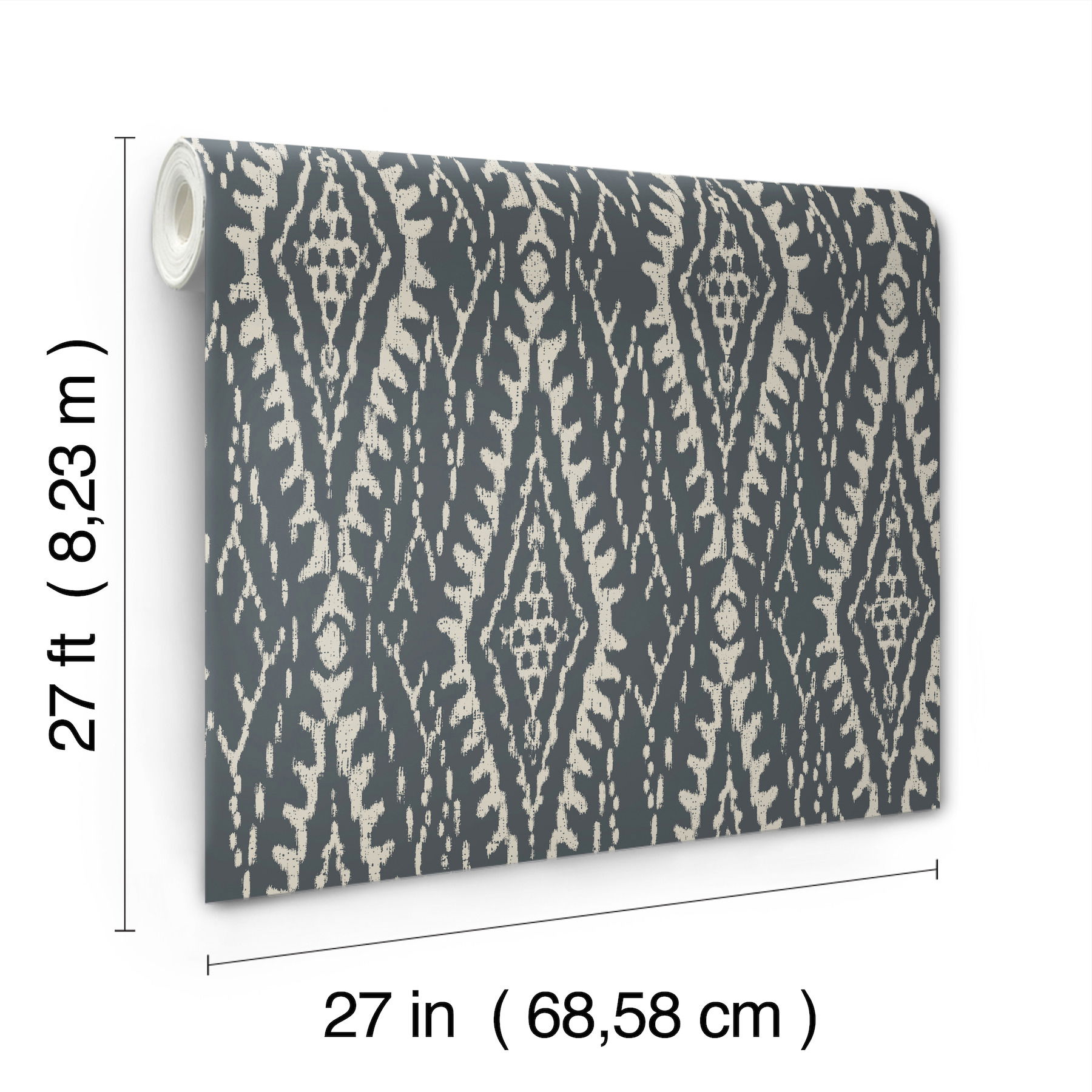 Rousseau Paperweave Charcoal Wallpaper Rousseau Paperweave Charcoal Wallpaper large image