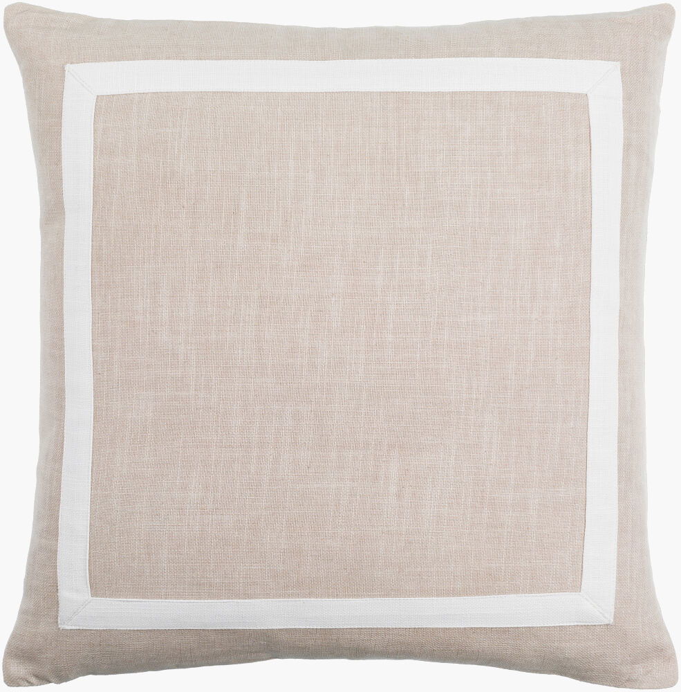 Ritzy Accent Pillow Down, Decorative Pillow by Surya, 22" length x 22" width