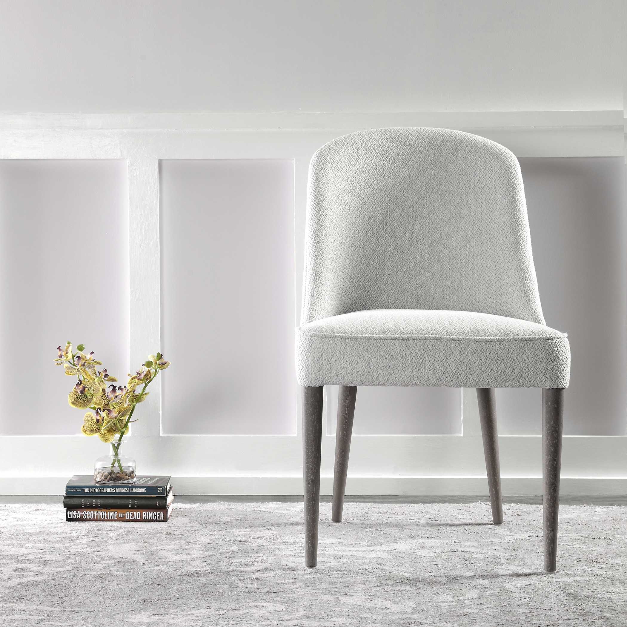 Brie Armless Chair White Set Of 2 Brie Armless Chair White Set Of 2 large image