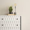 Mooney (17.5'H) Metallic-Silver Metal Shade-less Table Lamp, by Mercana, 4" length x 4" width x 17.5" height thumbnail 2