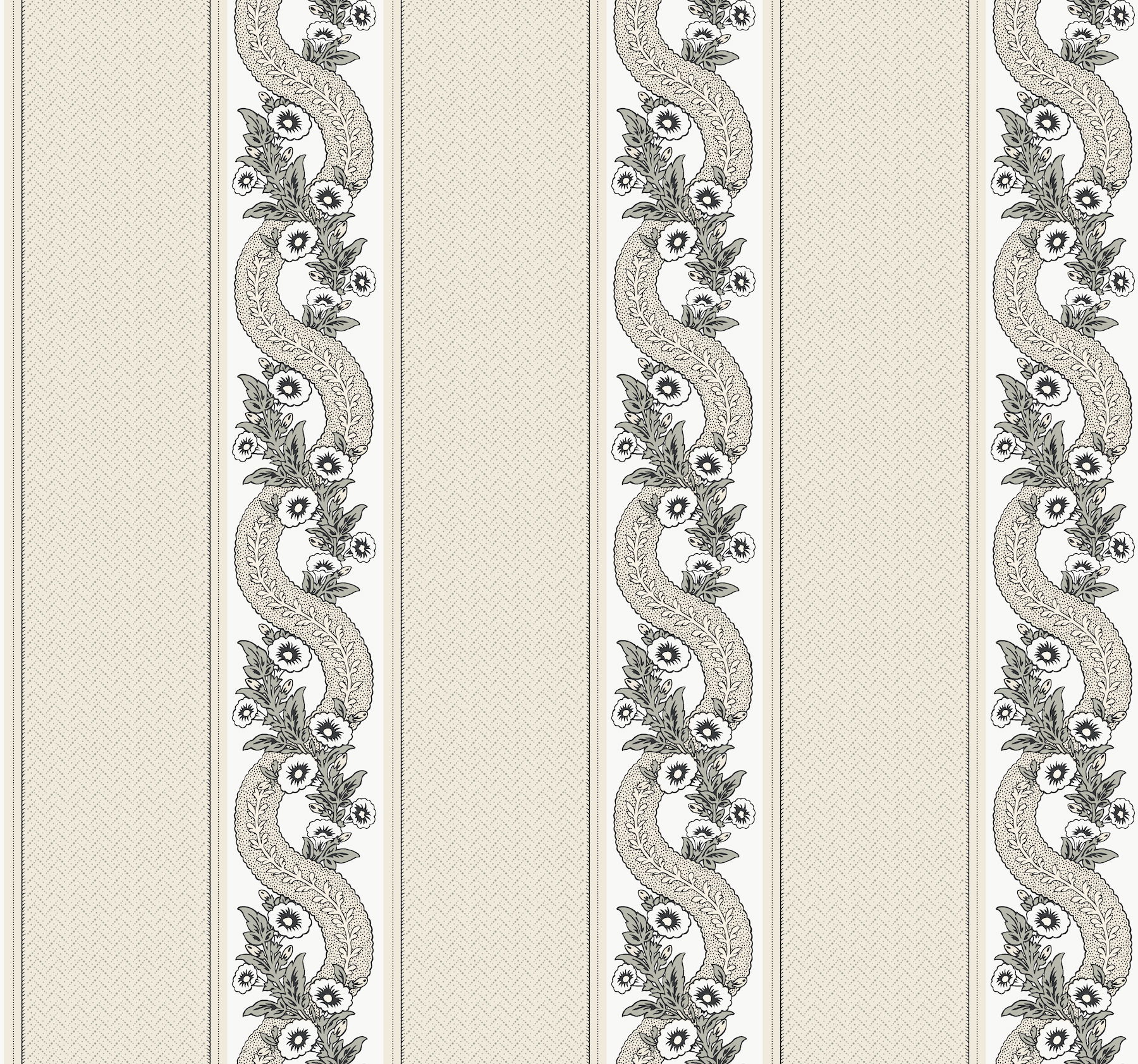 Abbey's Garland Black & White Wallpaper Abbey's Garland Black & White Wallpaper large image