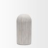 Ummi Small Off White with Gray-Brown Antiquing Ceramic Floor Vase thumbnail 1