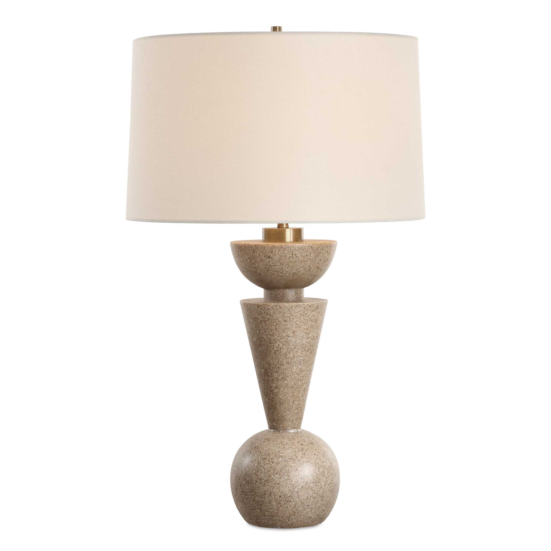 Cullum Geometric Table Lamp, by Uttermost, 17" width x 28.25" height x 17" depth View 1