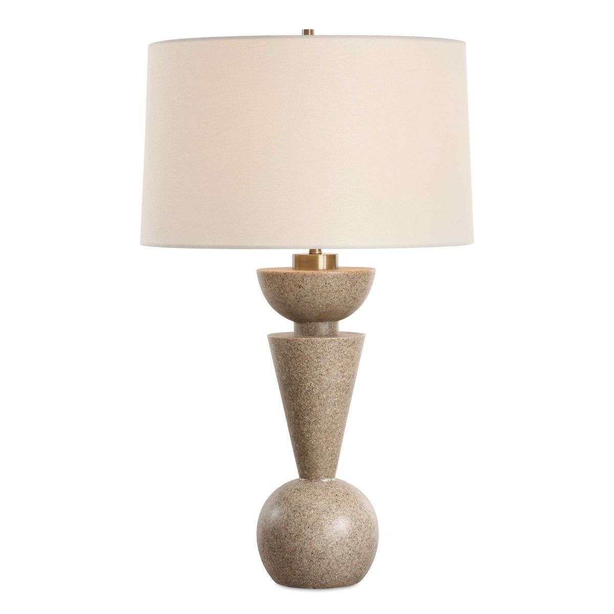 Cullum Geometric Table Lamp, by Uttermost, 17" width x 28.25" height x 17" depth View 1