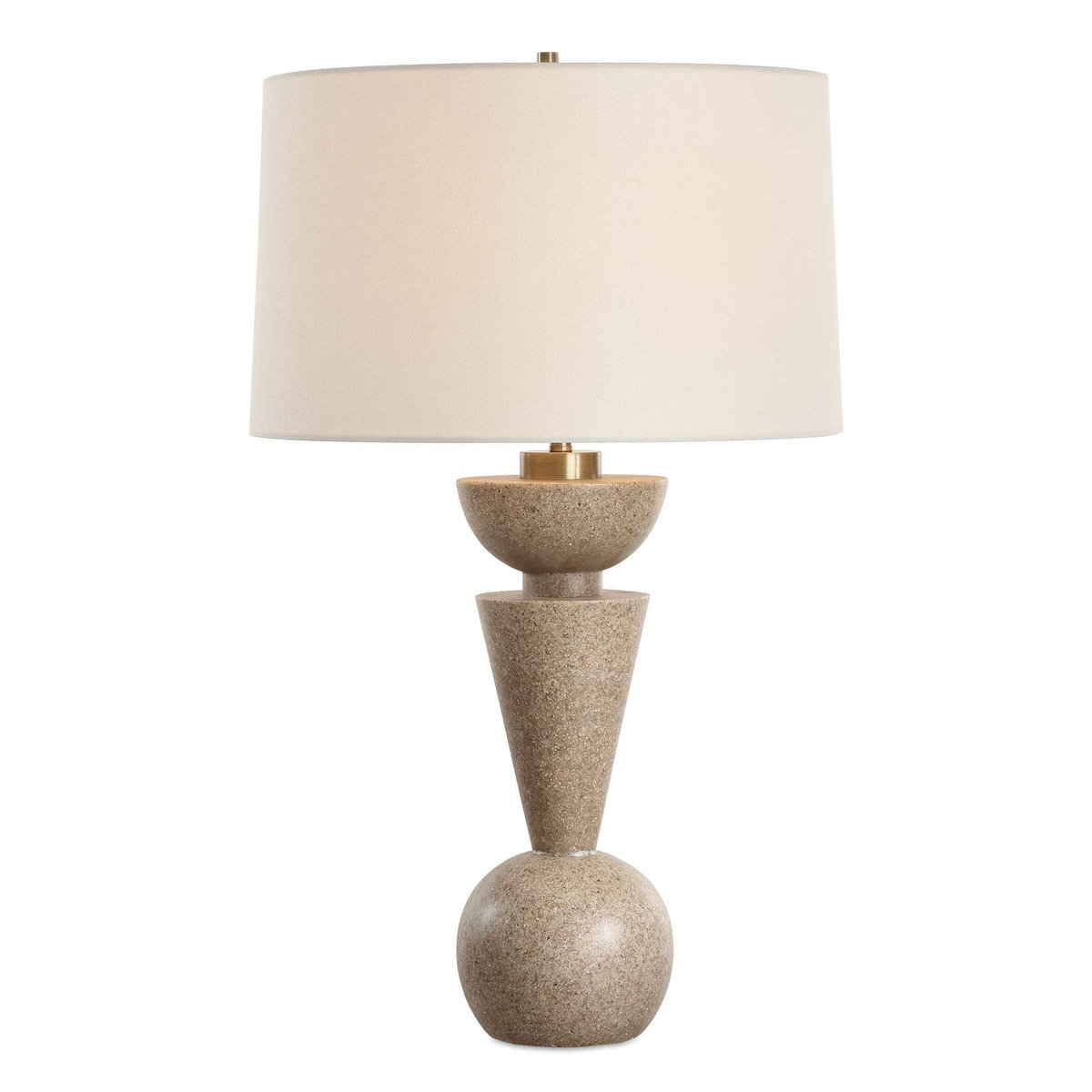 Cullum Geometric Table Lamp, by Uttermost, 17" width x 28.25" height x 17" depth View 1