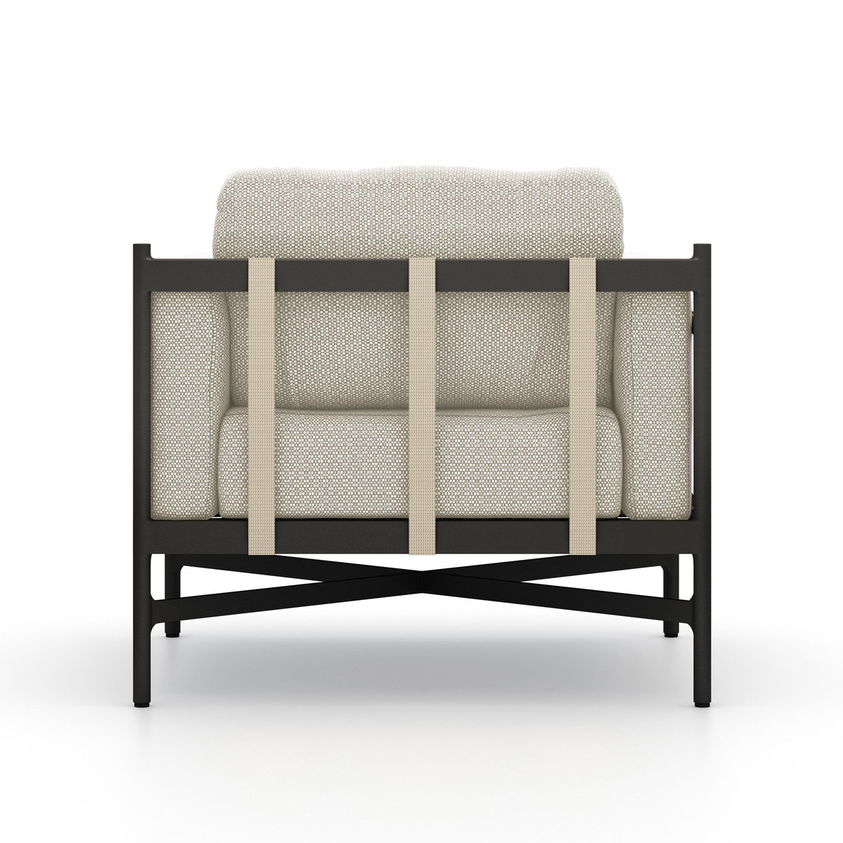 Hearst Outdoor Chair, by Four Hands, 2'11" width x 2'6.75" height x 2'9.25" depth View 5