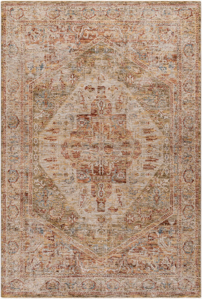 Naila Machine Woven Rug, by Surya, 9'6.17" length x 6'6.74" width