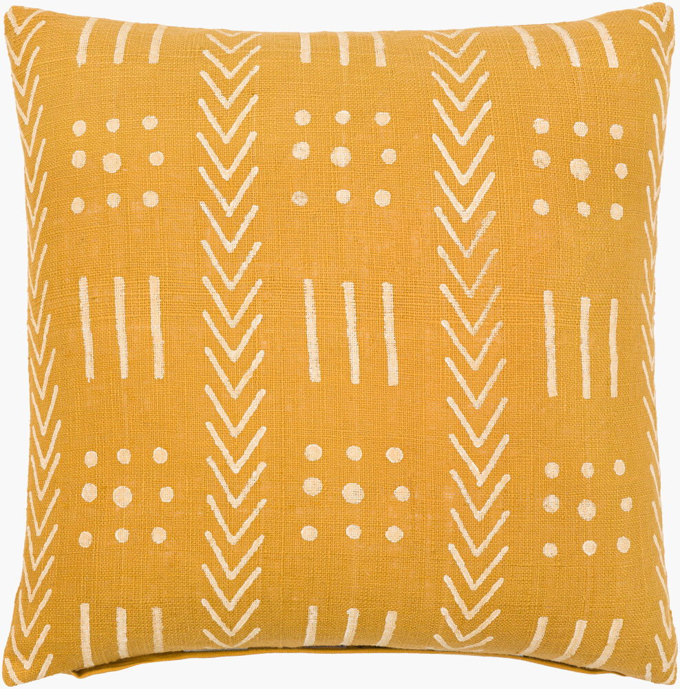Malian Lumbar Pillow Down, Decorative Pillow by Surya, 14" length x 22" width