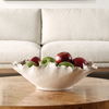 Blossom Short Off-white Bowl, Decorative by Uttermost, 16.75" width x 4.5" height x 12" depth thumbnail 4