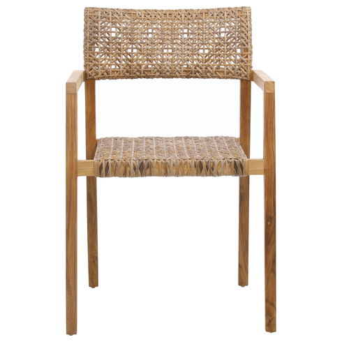 Chairs  Deeta Outdoor Dining Chair Set of 2 Brown