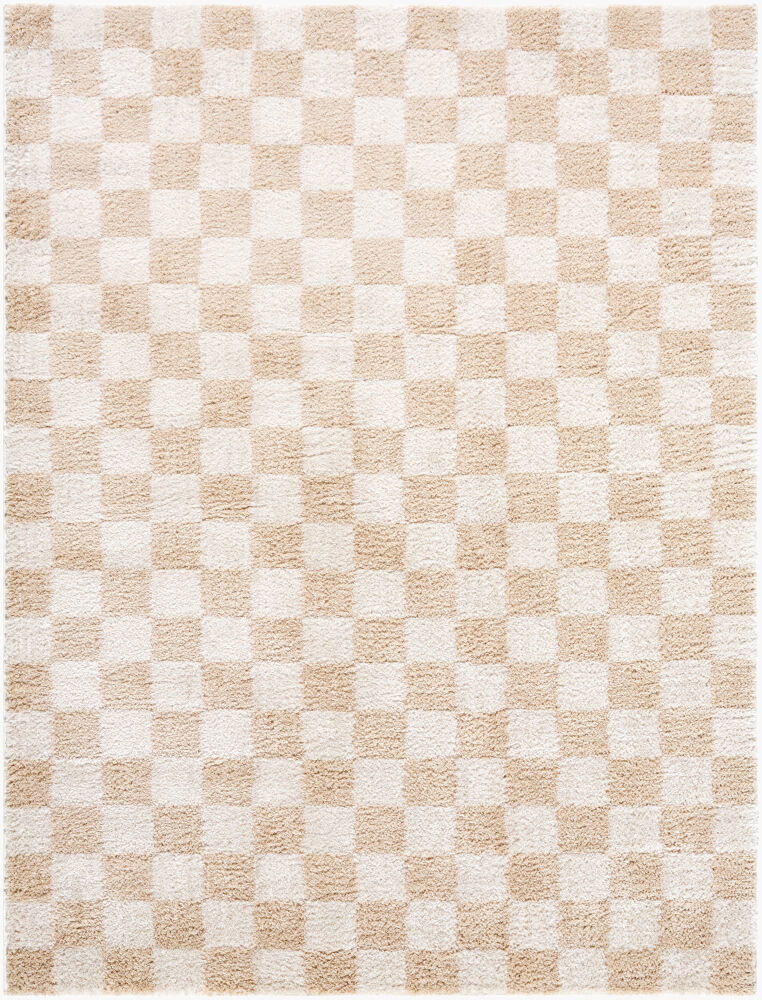 Fossay Shag Machine Woven Rug, by Surya, 2'11.43" length x 1'11.62" width