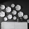 Abella Ceramic Wall Decor Set/3 White, Art by Uttermost, 17.87" width x 17.87" height x 3.87" depth thumbnail 6