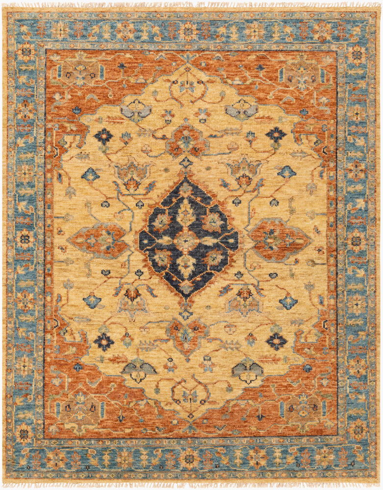 Biscayne Handmade Rug, by Surya, 1'6" length x 1'6" width