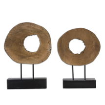 Online Designer Hallway/Entry Ashlea Wooden Sculptures S/2