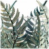 Palen II Large Green/Gold Metal Fern Leaf Table Candle Holder, Candles & Candle Holder by Mercana, 6.7" length x 6.7" width x 10.98" height thumbnail 3