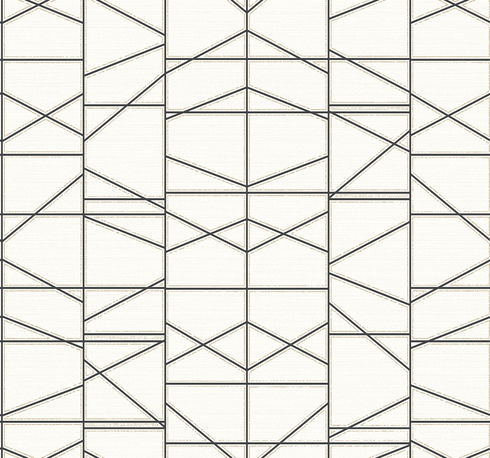 Modern Perspective Black Wallpaper
