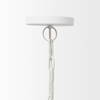 Doma 36' Round White Dome Pendant Light, by Mercana, 39" length x 39" width x 23" height thumbnail 4