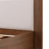 Chadwick Bed Queen Cream, by Dovetail, 84" width x 53.94" height x 87.99" depth thumbnail 5