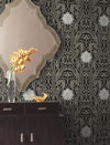 Gatsby Damask Black Wallpaper thumbnail 2