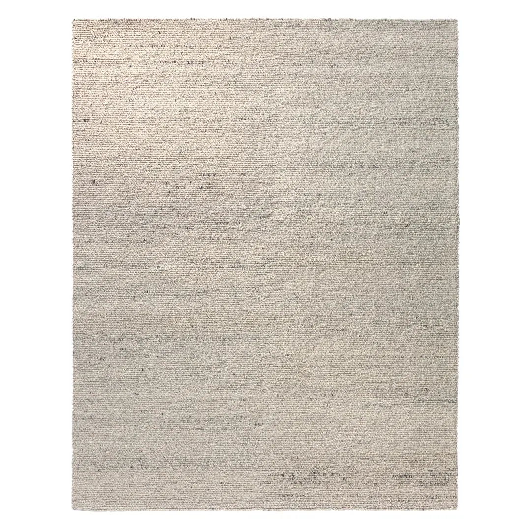 Jaipur Living Burch NVA01 Handmade Solid Cream and Light Gray Area Rug (6'x9') large image 