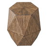 Volker Honey Geometric Accent Table, Furniture by Uttermost, 18" width x 18" height x 15.6" depth thumbnail 6