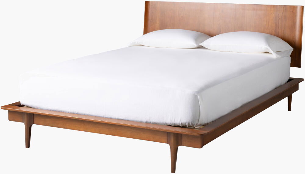 Grande Wood Bed, by Surya, 66" width x 44" height