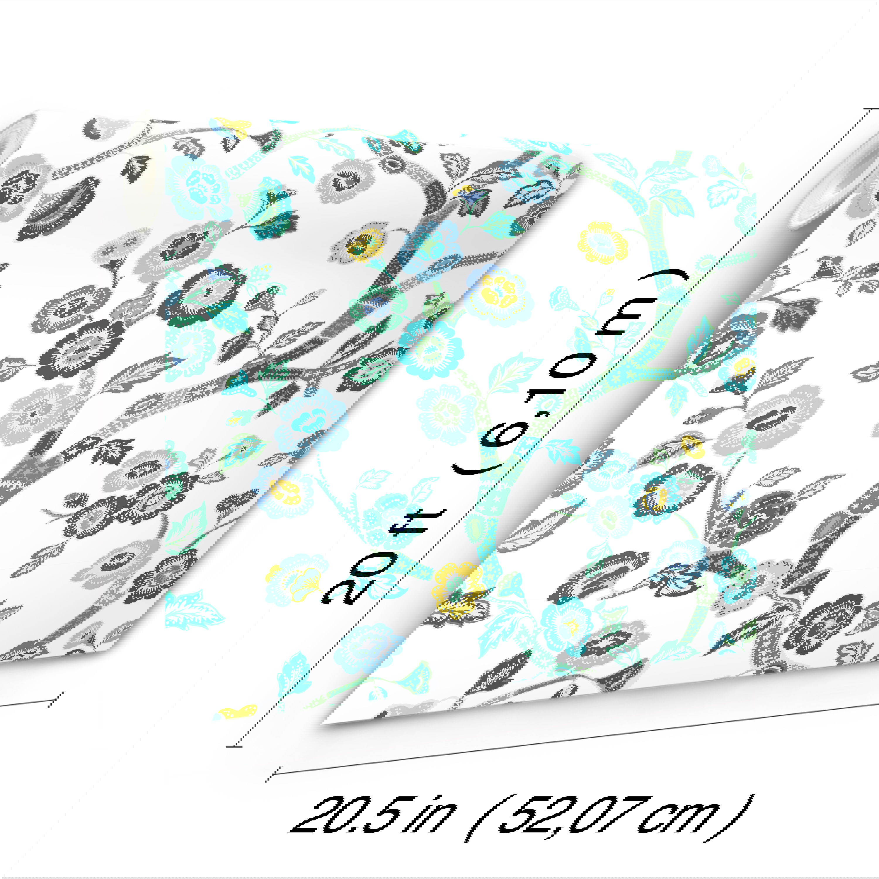 Temple Garden Bardados Green Peel & Stick Wallpaper large image 