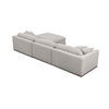 Rue Lounge Modular Sectional Flecked Grey, Sectional Sofa by Moe's Home, 136.2" width x 23.6" height x 81.8" depth thumbnail 3