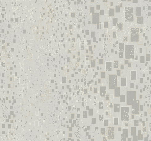 Gilded Confetti Silver & Grey Wallpaper