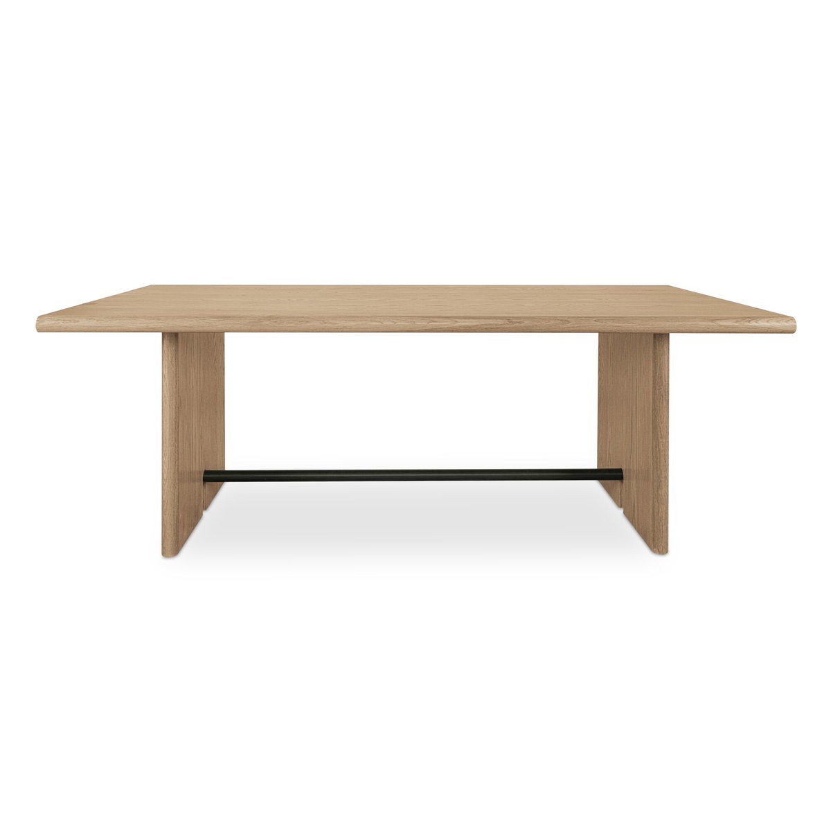 Madison Dining Table Natural, by Moe's Home, 82" width x 30" height x 42" depth View 5