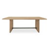 Madison Dining Table Natural, by Moe's Home, 82" width x 30" height x 42" depth thumbnail 5