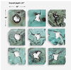 Bahati Wood Wall Décor In Blue Set/9 thumbnail 2