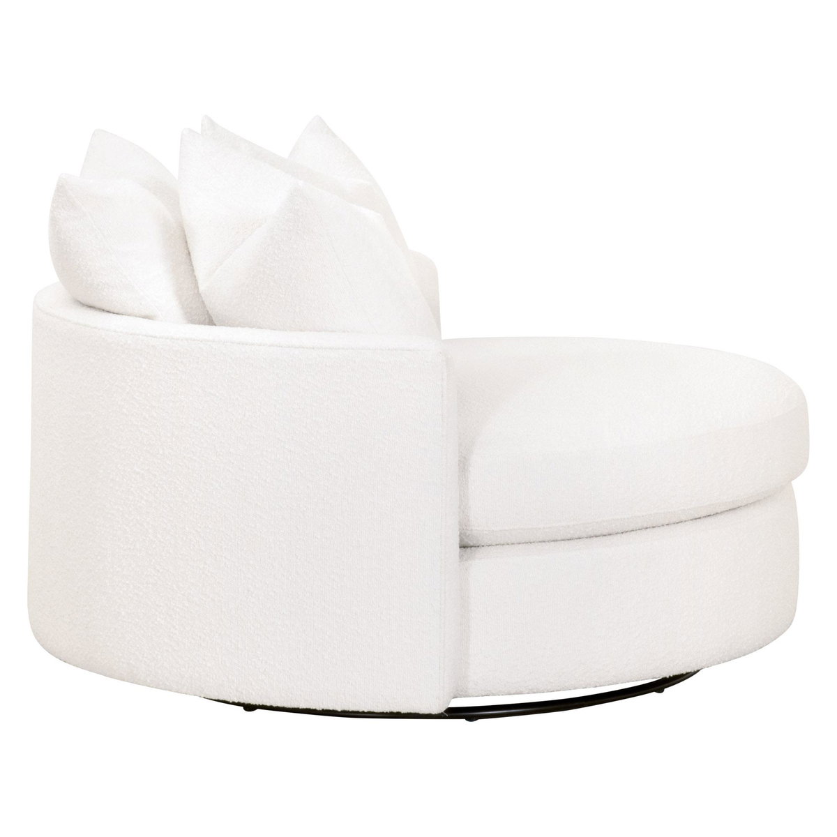 Lourne Grand Swivel Sofa Chair, Seating by Essentials for Living, 57" width x 33" height x 51" depth View 7