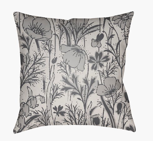 Chinoiserie Floral Accent Pillow