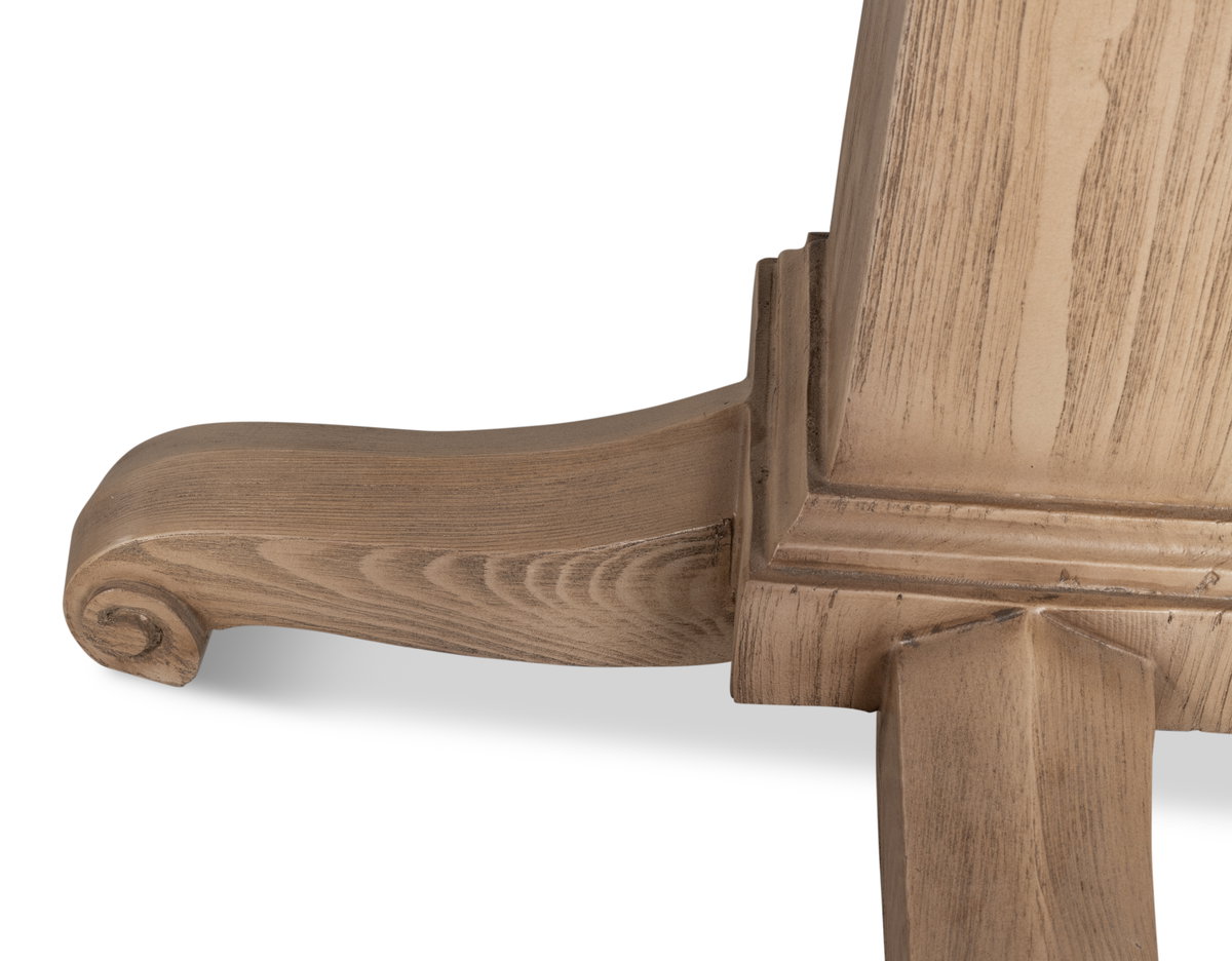 Perry Vineyards Bistro Table, by Sarreid, 3' length x 3' width x 2'6" height View 7