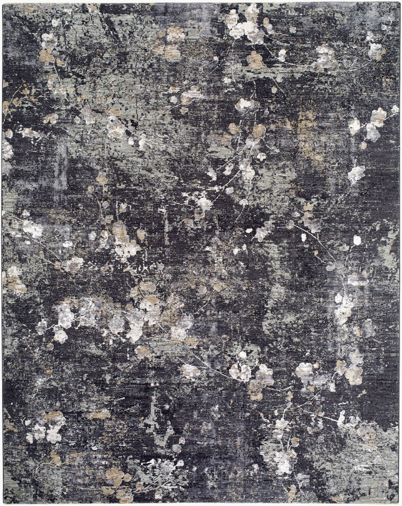 Gakko Machine Woven Rug, by Surya, 1'3.75" length x 1'3.75" width