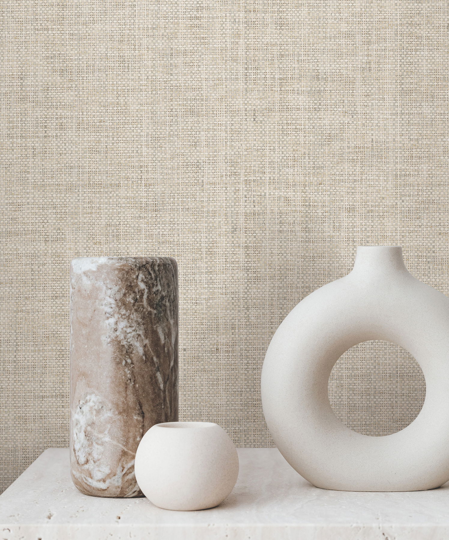 Kami Paperweave Fog Wallpaper large image 