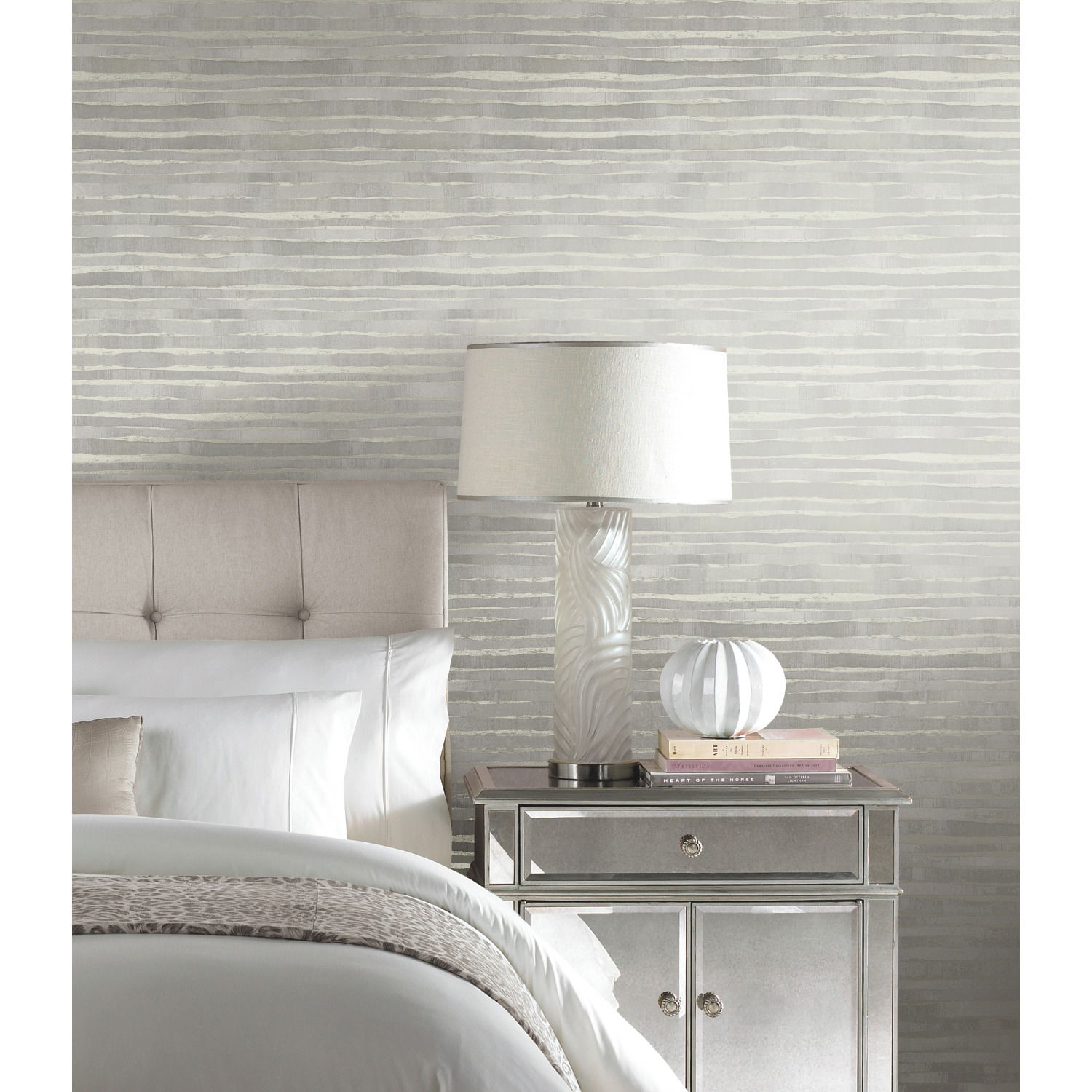 Dreamscapes Grey Wallpaper large image 