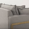 Roy I 84' Flint Gray Upholstered Three Seater Sofa, Sofas & Sectional by Mercana, 83.86" length x 40.94" width x 32.87" height thumbnail 11