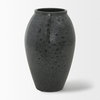 Kora Medium Dark Metallic Double Ear Vase, by Mercana, 7.48" length x 7.48" width x 11.22" height thumbnail 5